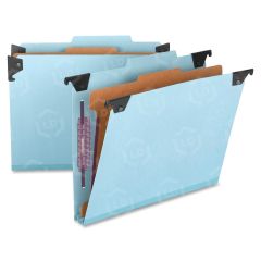 Smead Hanging Classification Folder Letter - 8.50" x 11" - Blue - 1 Each