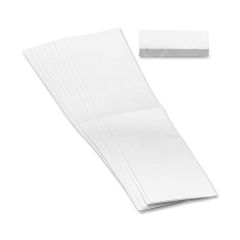 Smead White Replacement Insert Tabs - 100 per pack Blank - White Tab