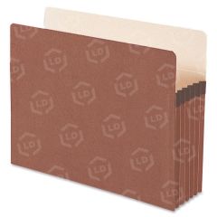 Smead TUFF Pocket Easy-Access Top Tab File Pocket - 50 per box Letter - Redrope