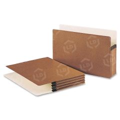 Smead Tuff Pocket File Pocket - 50 per box Legal - 8.50" x 14" - 3.50" - Redrope - Kraft