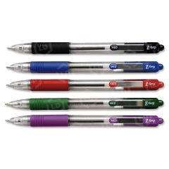 Zebra Pen Z-Grip Retractable Ballpoint Pen, Assorted - 5 Pack