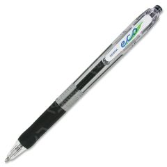 Zebra Pen Jimnie Clip ECO Ballpoint Black Pen, Black - 12 Pack