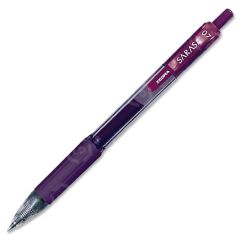 Zebra Pen Sarasa Gel Retractable Pen, Mahogany - 12 Pack
