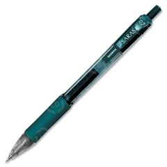 Zebra Pen Sarasa Gel Retractable Pen, Forest Green - 12 Pack