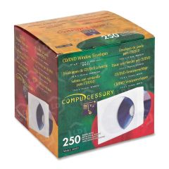 Compucessory CD/DVD Window Envelopes - 250 per box