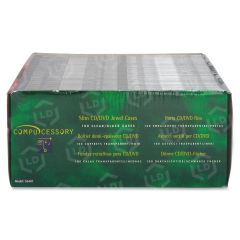 Compucessory Thin CD/DVD Jewel Case - 100 per pack