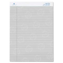 Sparco Gray Legal Ruled Pad - 50 Sheet - 8.50" x 11.75" - Gray Paper