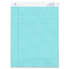 Sparco Colored Pad - 50 Sheet - 8.50" x 11.75" - Blue Paper