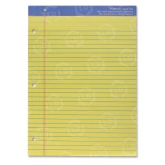 Sparco Three-hole Punched Ruled Letter Pads - 50 Sheet - 16.00 lb - 8.50" x 11.75"
