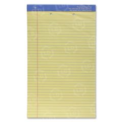 Sparco 2-Hole Punched Ruled Legal Pads - 50 Sheet - Legal - 8.50" x 14"