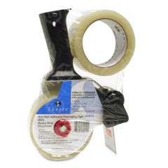 Sparco Two Roll Packaging Tape with Pistol Grip Dispenser - 2 per pack