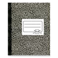 Rediform National Xtreme White Notebook - 80 Sheet - Wide Ruled - 7.87" x 10" -  White Paper