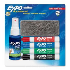 Expo Low Odor Dry Erase Set, , Assorted - 4 Pack