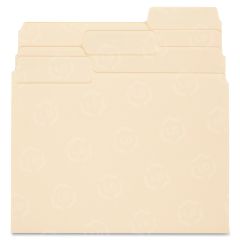 Smead SuperTab Two-Ply Folder - 100 per box Letter - 8.50" x 11"