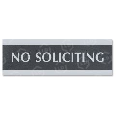 U.S. Stamp & Sign Century No Soliciting Sign