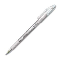 Pentel Sunburst Gel Roller Silver Pen