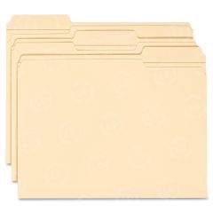 Smead Top Tab File Folder - 100 per box Letter - 8.50" x 11" - Manila