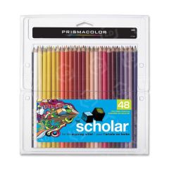 Prismacolor Scholar Woodcase Colored Pencil - 48 per pack
