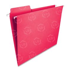 Smead FasTab Hanging Folder - 20 per box Letter - 8.50" x 11" - Red - 20 / Box