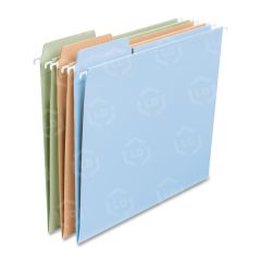 Smead FasTab Hanging Folder - 8.50" x 11" - 1/3 Tab Cut on Assorted Position - Assorted - 18 / Box