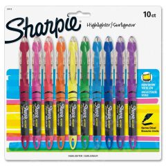 Sharpie Pen-style Liquid Assorted Highlighters - 10 Pack