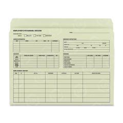 Smead Employee Record File Folder - 20 per pack Letter - 8.50" x 11" - 20 / Pack - Manila