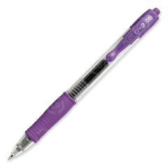 Pilot G2 Rollerball Pen, Purple - 12 Pack