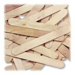 ChenilleKraft Natural Wood Jumbo Craft Stick - 500 per box