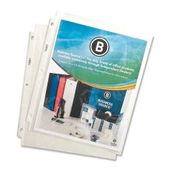 Business Source Top Loading Sheet Protector - 100 per box
