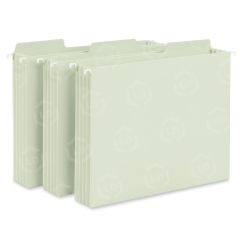 Smead FasTab Hanging Pocket - 9 per box Legal - 8.50" x 14" - Moss - 9 / Box