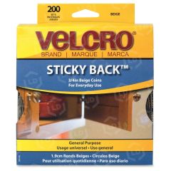 90140 Sticky Back Hook & Loop Dot Rolls