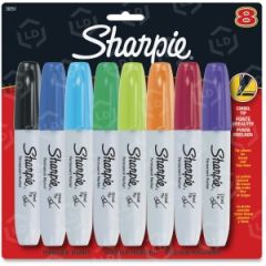 Sharpie Chisel Tip Permanent Markers - 8 Pack