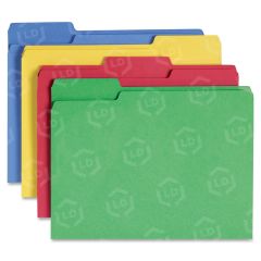 Smead WaterShed Cutless Top Tab File Folder - 100 per box Letter - 8.50" x 11" - Assorted