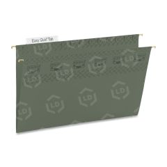 Smead TUFF Hanging File Folder with Easy Slide Tab - 20 per box Legal - 8.50" x 14" - Green