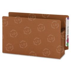Smead End Tab File Pocket - 25 per box Legal - 8.50" x 14" - Redrope