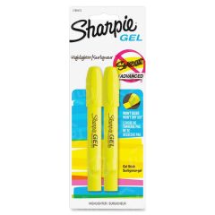 Sharpie Accent Gel Yellow Highlighter - 2 Pack