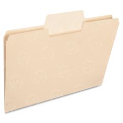 Smead SuperTab Heavyweight Folder - 50 per box Letter - 8.50" x 11" - Manila