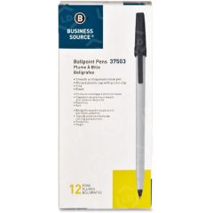 Business Source Ballpoint Stick Pens