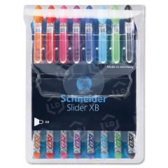Schneider Stride Slider XB ViscoGlide Ballpoint Pen, Assorted - 8 Pack
