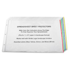 Stride Semi-clear Sheet Protectors - 15 per box