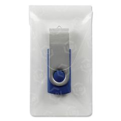 Smead Self-Adhesive Poly USB Flash Drive Pocket - 6 per pack