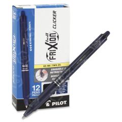 FriXion .7mm Clicker Erasable Navy Blue Gel Pens