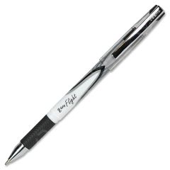 Zebra Pen Z-Grip Flight Stick Pens, Black - 12 Pack