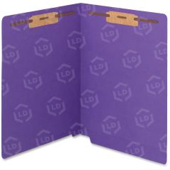 WaterShed/CutLess End Tab Fastener Folders Letter - 8.5" x 11"- Purple - 50 / Box