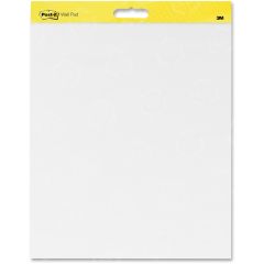 Self-Stick Plain White Paper Wall Pad