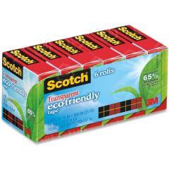 Scotch Eco-Friendly Transparent Tape - 6 per pack