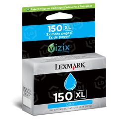 Lexmark OEM #150XL HY Cyan Ink Cartridge