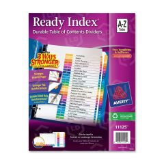 Avery Ready Index Table of Contents Reference Dividers - 26 per set