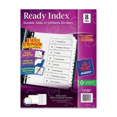 Avery Classic Table of Contents Divider - 8 per set