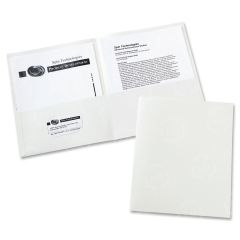 Avery Two Pocket Folder - 25 per box Letter - 8.50" x 11" - White